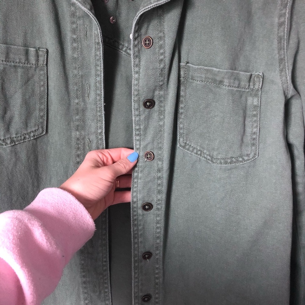 green denim jacket - Picture 5 of 6